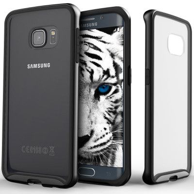 Caseology Waterfall Series BaksideSkal till Samsung Galaxy S6 Edge - Svart