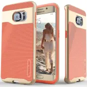 Caseology Wavelength Series BaksideSkal till Samsung Galaxy S6 Edge - Rosa