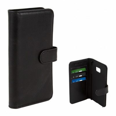 Wallet PU Galaxy S6 Edge Svart