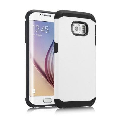 Combo Armor Skal till Samsung Galaxy S6 Edge - Vit