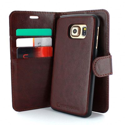 CoveredGear Signature Plånboksfodral till Samsung Galaxy S6 Edge - Brun