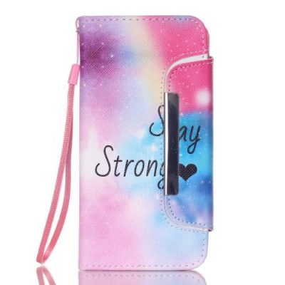 Detachable 2 in 1 Plånboksfodral till Samsung Galaxy S6 Edge - Stay Strong