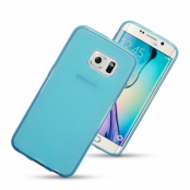 Flexicase Skal till Samsung Galaxy S6 Edge - Ljusblå