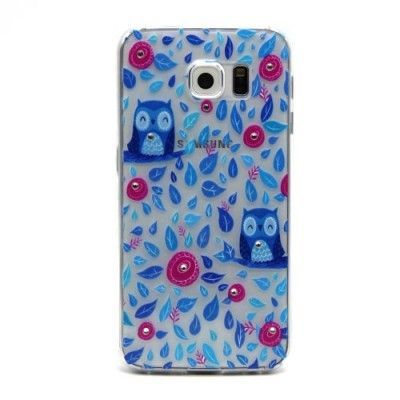 Flexicase Skal till Samsung Galaxy S6 Edge - Ugglor