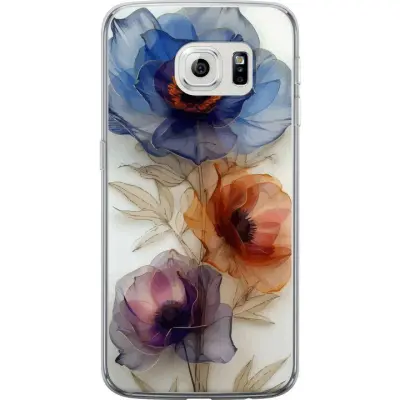 Mobilskal till Samsung Galaxy S6 edge med Silkesblommor