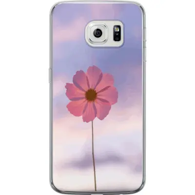 Mobilskal till Samsung Galaxy S6 edge med Rosa blomma