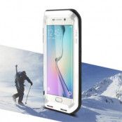 LoveMei Extreme Hybrid Skal till Galaxy S6 Edge - Vit