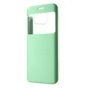 MobilFodral med Fönster till Samsung Galaxy S6 Edge - Grön