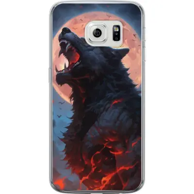 Mobilskal till Samsung Galaxy S6 edge med Ylande varg