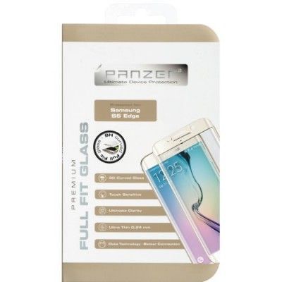 Panzer F-F Curved Härdat Glas Samsung Galaxy S6 Edge+ (Guld)