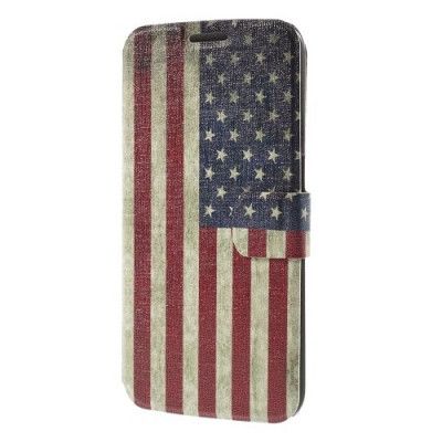 Plånboksfodral till Samsung Galaxy S6 Edge - America