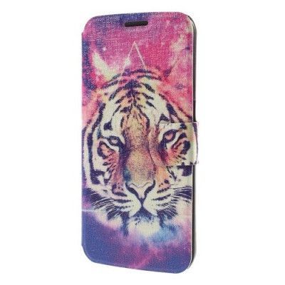 Plånboksfodral till Samsung Galaxy S6 Edge - Tiger