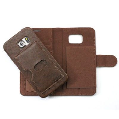 Prodigee Wallegee Wallet till Samsung Galaxy S6 Edge - Brun