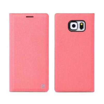 Remax Jacob Plånboksfodral till Samsung Galaxy S6 / S6 Edge - Rosa