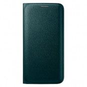 Samsung Galaxy S6 Edge Flip Wallet PU-läder - Grön