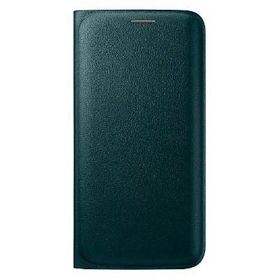 Samsung Galaxy S6 Edge Flip Wallet PU-läder - Grön
