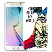 Skal till Samsung Galaxy S6 Edge + - Color my world - Katt