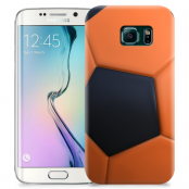 Skal till Samsung Galaxy S6 Edge + - Fotboll - Orange
