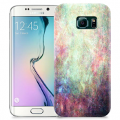 Skal till Samsung Galaxy S6 Edge + - Grunge texture - Ljusblå