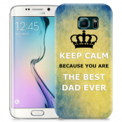 Skal till Samsung Galaxy S6 Edge + - Keep Calm - Best dad