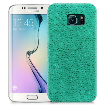 Skal till Samsung Galaxy S6 Edge + - Knottrig - Grön