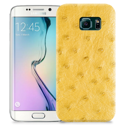 Skal till Samsung Galaxy S6 Edge + - Knottrig - Gul