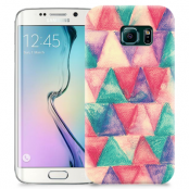 Skal till Samsung Galaxy S6 Edge + - Målning- Trianglar