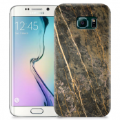 Skal till Samsung Galaxy S6 Edge + - Marble - Brun
