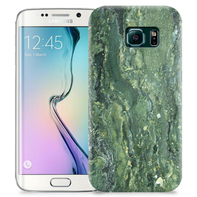 Skal till Samsung Galaxy S6 Edge + - Marble - Grön