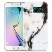 Skal till Samsung Galaxy S6 Edge + - Marble - Vit