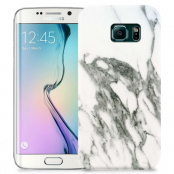 Skal till Samsung Galaxy S6 Edge + - Marble - Vit/Grå