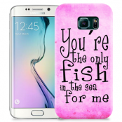 Skal till Samsung Galaxy S6 Edge + - Only Fish Pink
