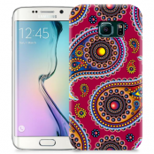 Skal till Samsung Galaxy S6 Edge + - Orientalisk - Röd