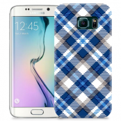 Skal till Samsung Galaxy S6 Edge + - Randigt och rutigt