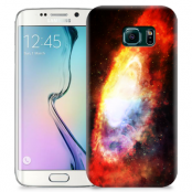 Skal till Samsung Galaxy S6 Edge + - Rymden - Röd
