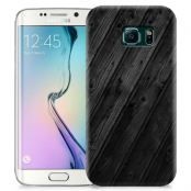 Skal till Samsung Galaxy S6 Edge + - Svart trä
