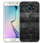 Skal till Samsung Galaxy S6 Edge + - Svarta plankor
