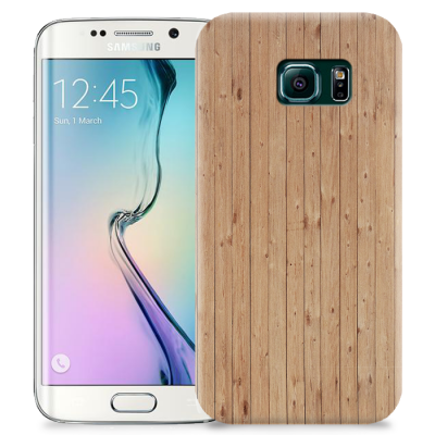 Skal till Samsung Galaxy S6 Edge + - Trägolf furu