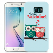 Skal till Samsung Galaxy S6 Edge + - Ugglor - Be my valentine