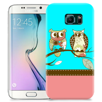 Skal till Samsung Galaxy S6 Edge + - Ugglor i träd