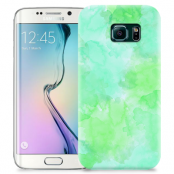 Skal till Samsung Galaxy S6 Edge + - Vattenfärg - Grön
