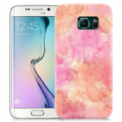 Skal till Samsung Galaxy S6 Edge + - Vattenfärg - Rosa