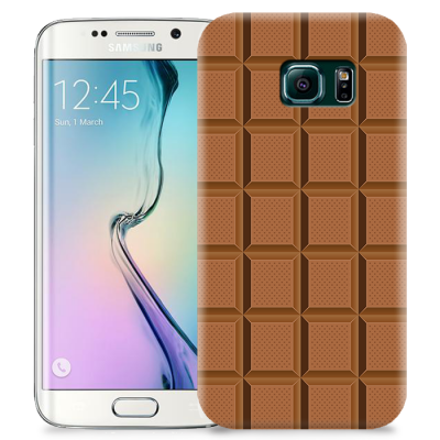 Skal till Samsung Galaxy S6 Edge - Choklad