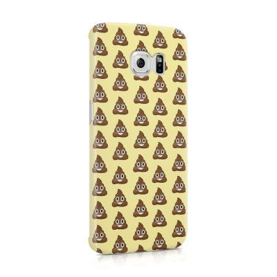 Skal till Samsung Galaxy S6 Edge - Emoji - Bajs