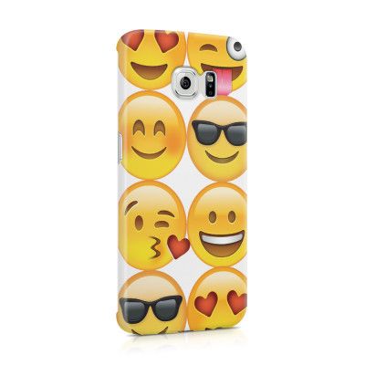 Skal till Samsung Galaxy S6 Edge - Emoji - Smileys