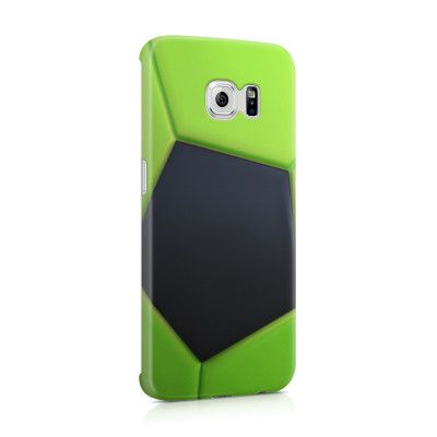 Skal till Samsung Galaxy S6 Edge - Fotboll - Grön