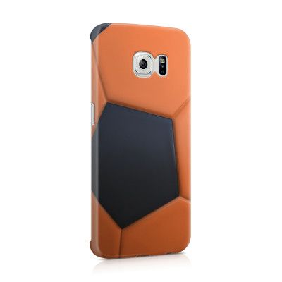 Skal till Samsung Galaxy S6 Edge - Fotboll - Orange