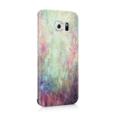 Skal till Samsung Galaxy S6 Edge - Grunge texture - Ljusblå