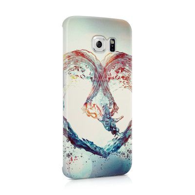 Skal till Samsung Galaxy S6 Edge - Hjärta - Vatten