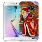 Skal till Samsung Galaxy S6 Edge - Jultomte och ren